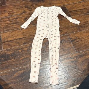 Posh Peanut Bamboo Construction Zipper Romper